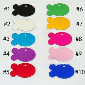 Fish Shaped Name Tag
