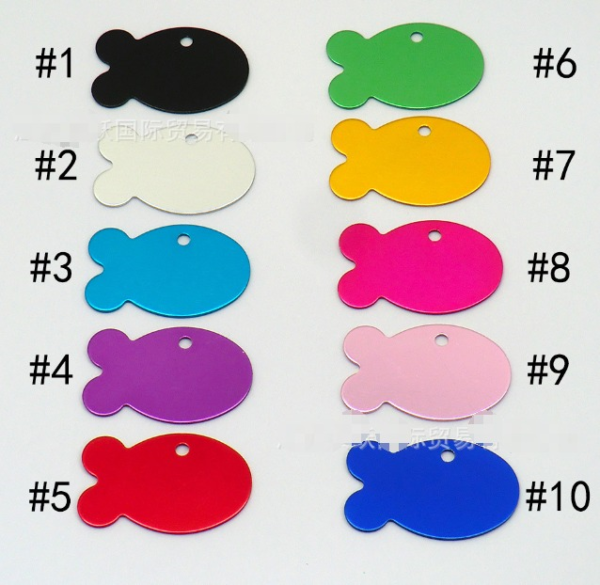 Fish Shaped Name Tag