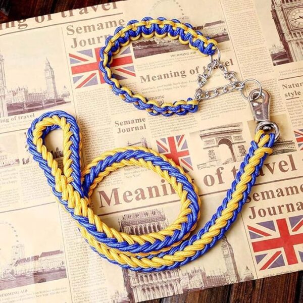 DOUBLE BRAIDED LEASH AND COLLAR - Image 3