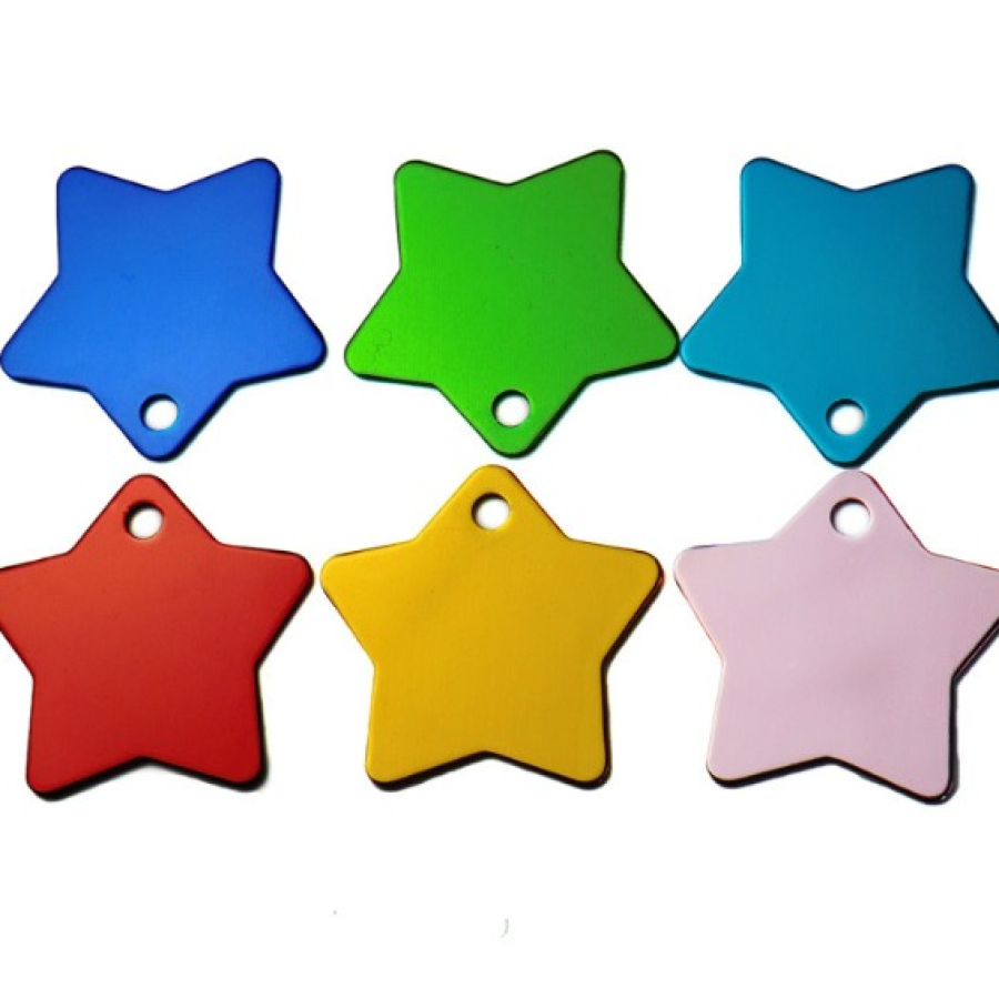 Star Shape Name Tag