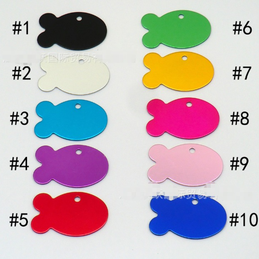 Fish Shaped Name Tag