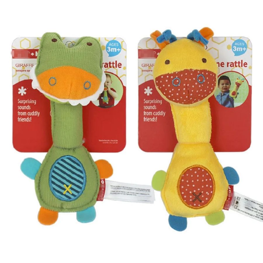 Frog and Giraffe Plush Toy