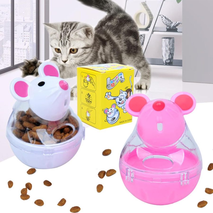 Food Dispenser Mouse Shape – For Cats
